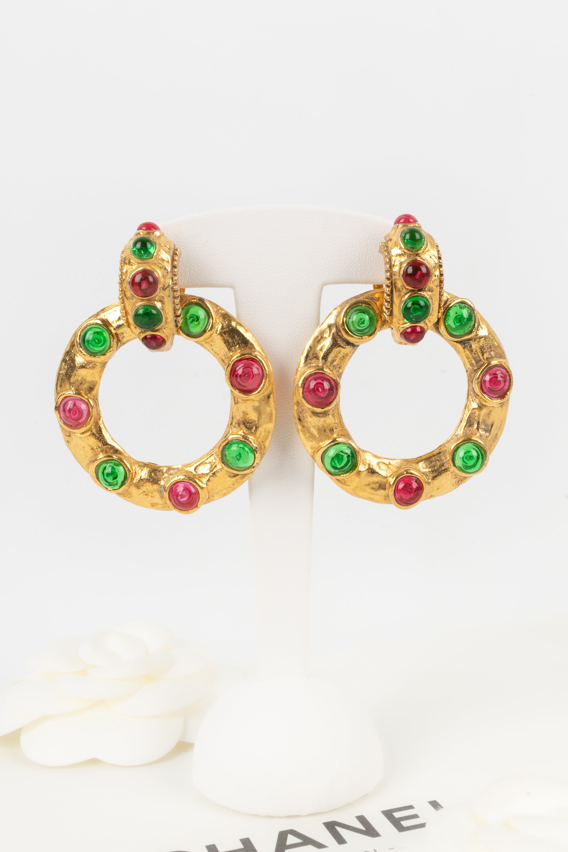 Boucles d'oreilles créoles Chanel