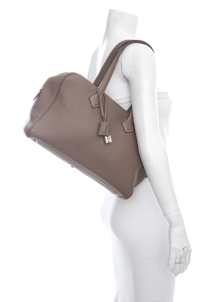 HermÃƒÆ’Ã‚Â¨s Grey 35 CM Victoria Handbag