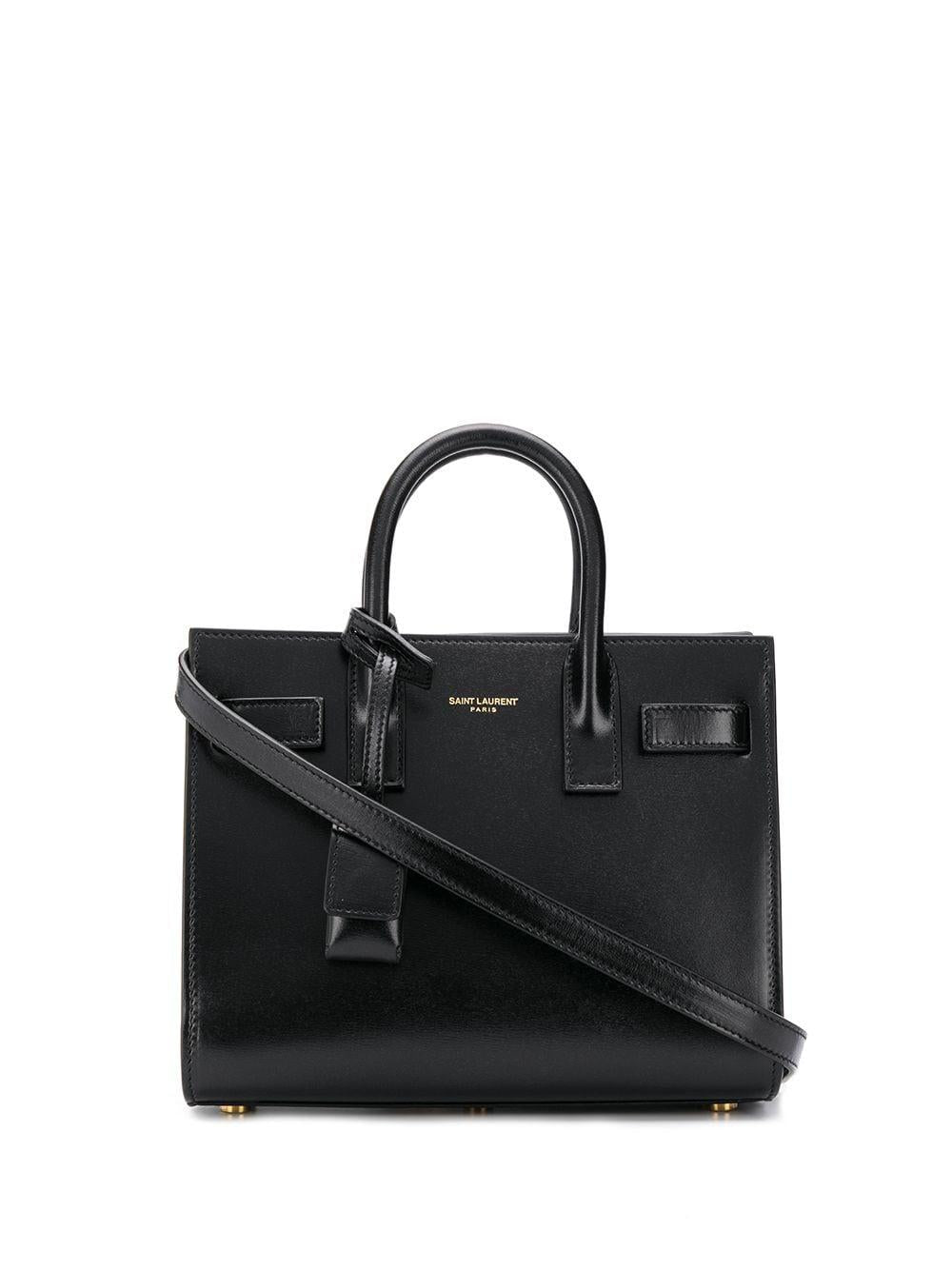SAC DE JOUR NANO LEATHER TOTE BAG