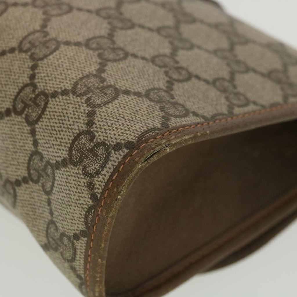 GUCCI GG Canvas Web Sherry Line Clutch Bag Beige Red Green 89.01.030 39241
