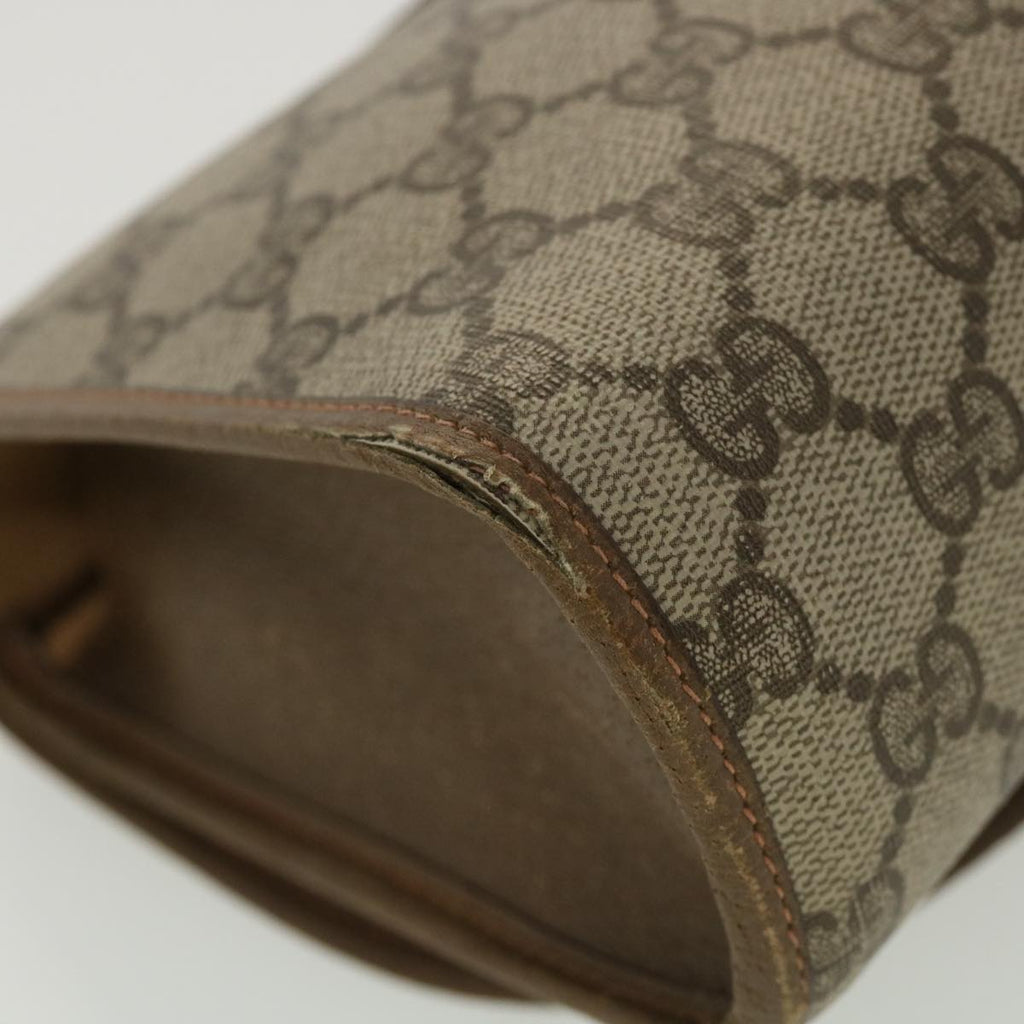 GUCCI GG Canvas Web Sherry Line Clutch Bag Beige Red Green 89.01.030 39241