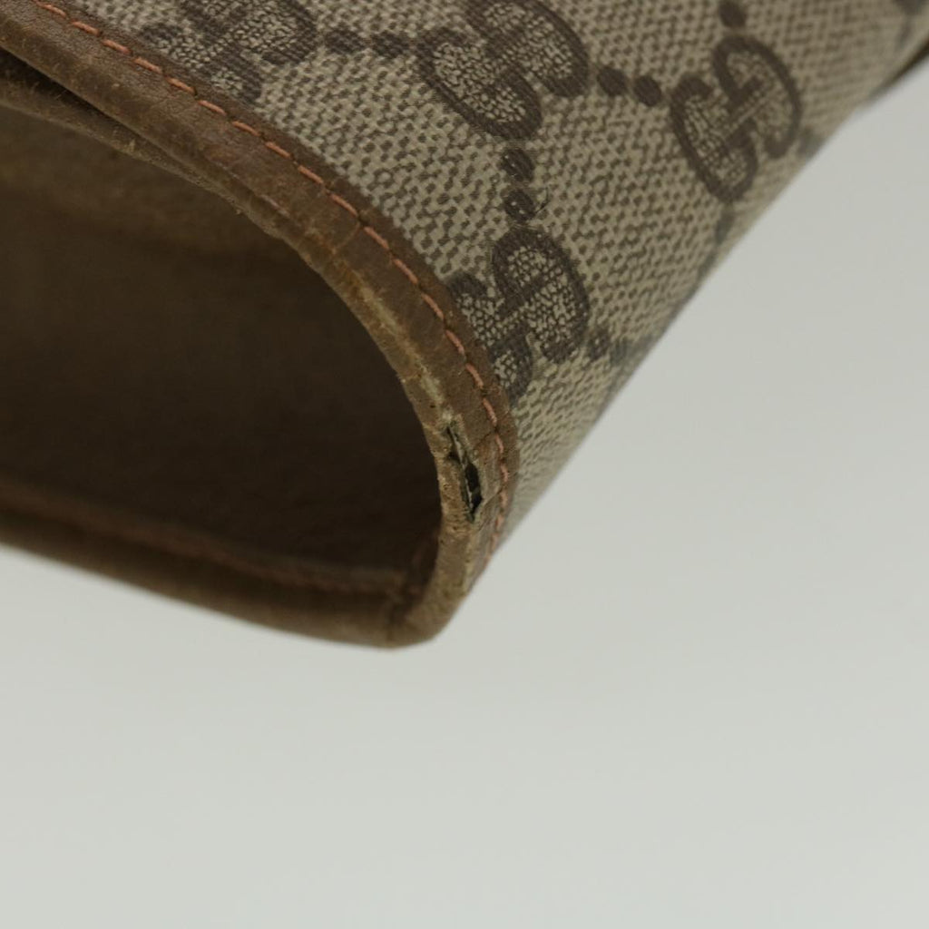 GUCCI GG Canvas Web Sherry Line Clutch Bag Beige Red Green 89.01.030 39241