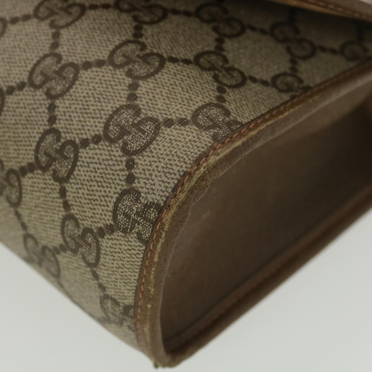 GUCCI GG Canvas Web Sherry Line Clutch Bag Beige Red Green 89.01.030 39241