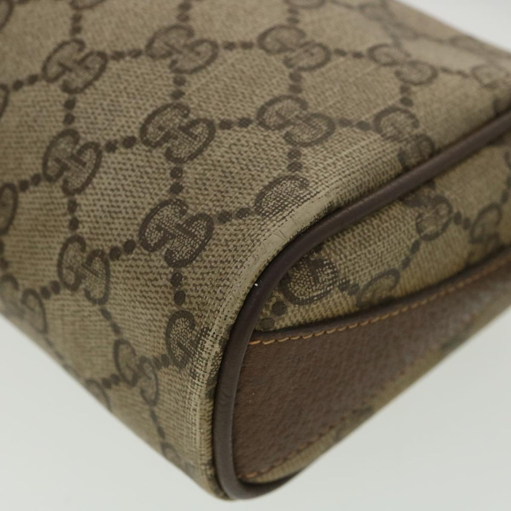 GUCCI GG Canvas Web Sherry Line Shoulder Bag Beige Red 39 02 018 39297