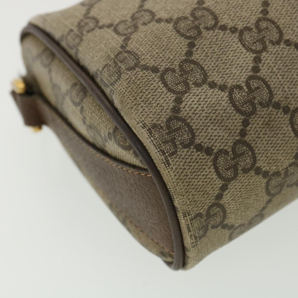 GUCCI GG Canvas Web Sherry Line Shoulder Bag Beige Red 39 02 018 39297