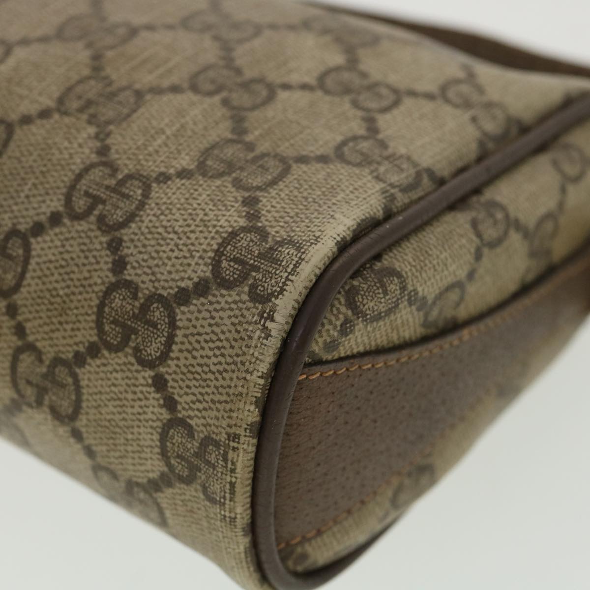 GUCCI GG Canvas Web Sherry Line Shoulder Bag Beige Red 39 02 018 39297