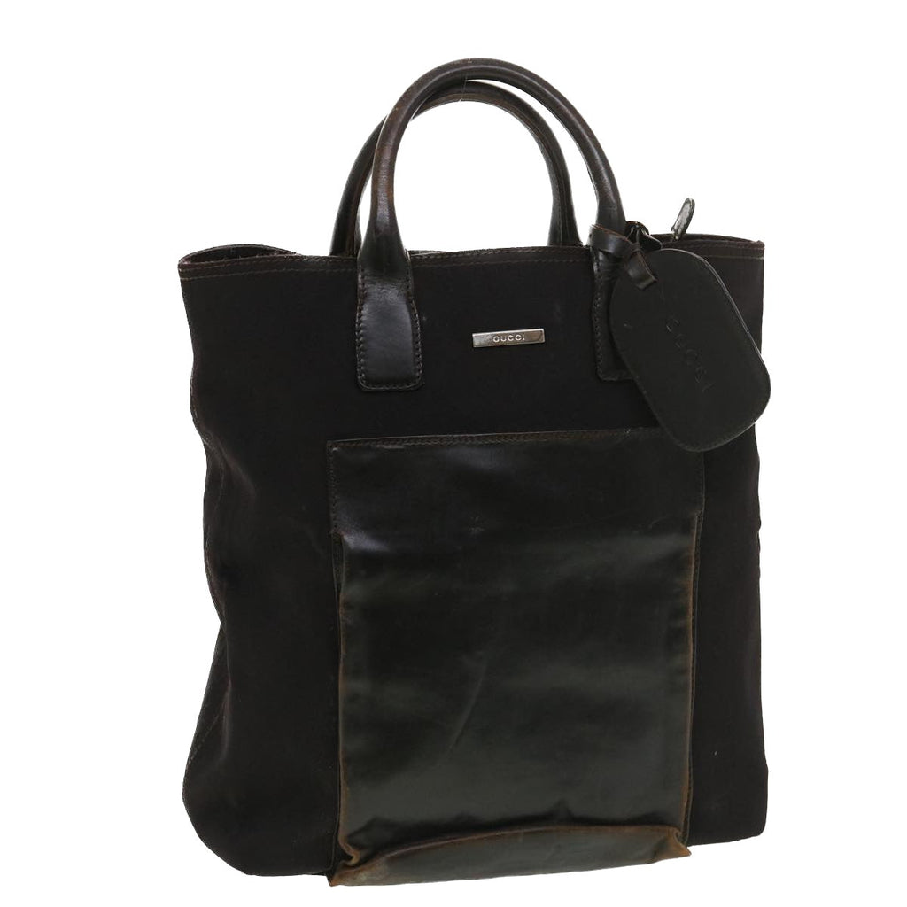 GUCCI Hand Bag Nylon Black 39346
