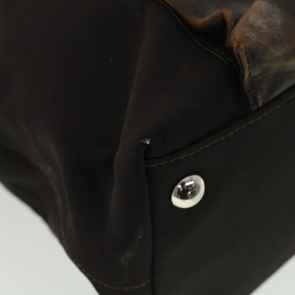 GUCCI Hand Bag Nylon Black 39346