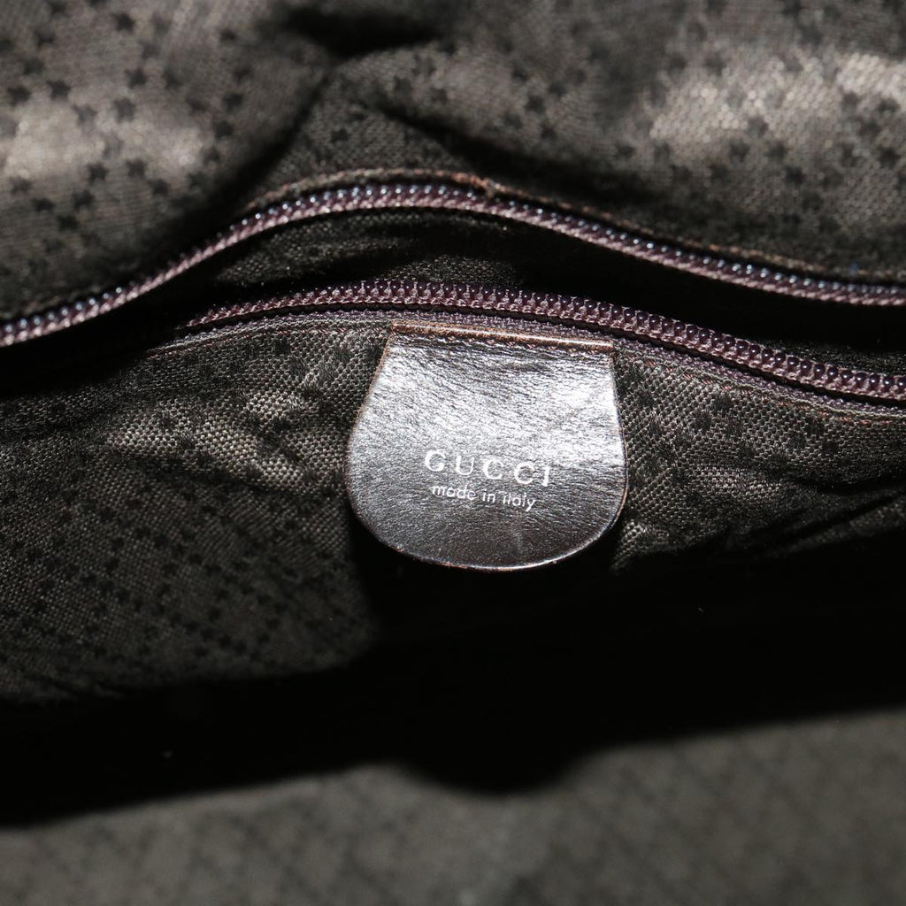 GUCCI Hand Bag Nylon Black 39346