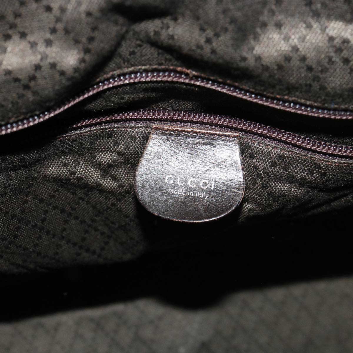 GUCCI Hand Bag Nylon Black 39346