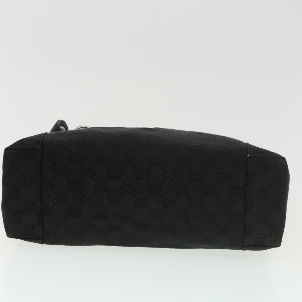 GUCCI GG Canvas Shoulder Bag Black 113023 39359