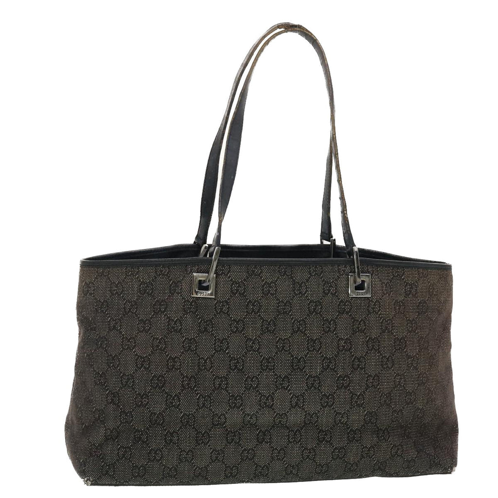 GUCCI GG Canvas Shoulder Bag Navy 39397