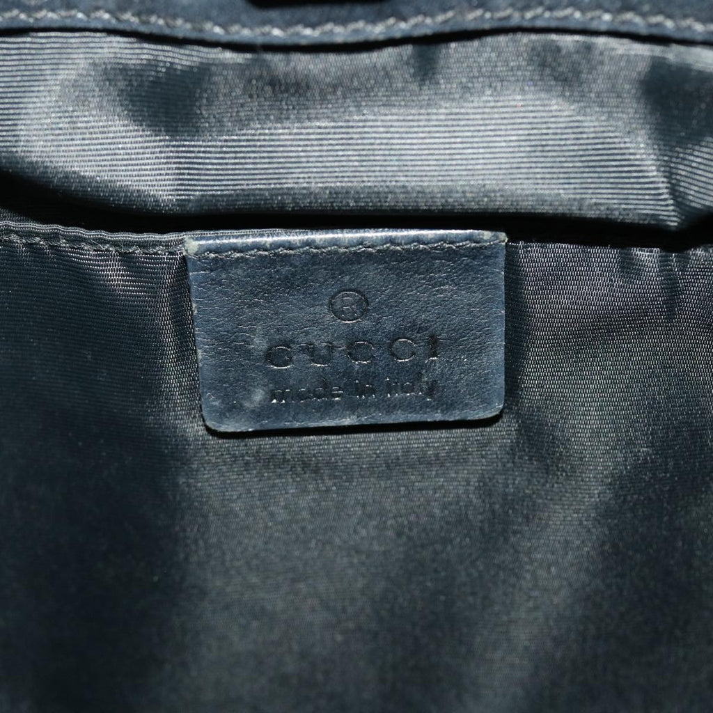 GUCCI GG Canvas Shoulder Bag Navy 39397