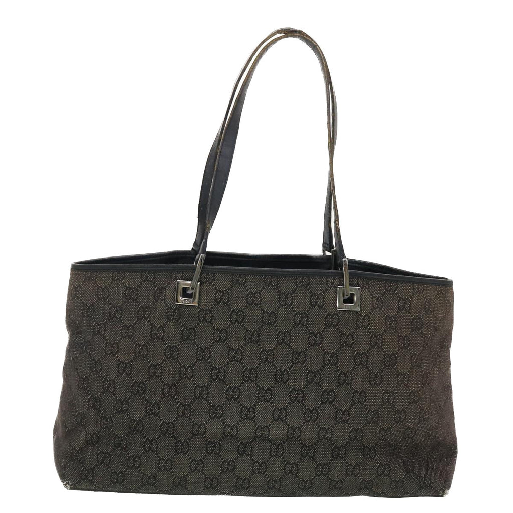 GUCCI GG Canvas Shoulder Bag Navy 39397