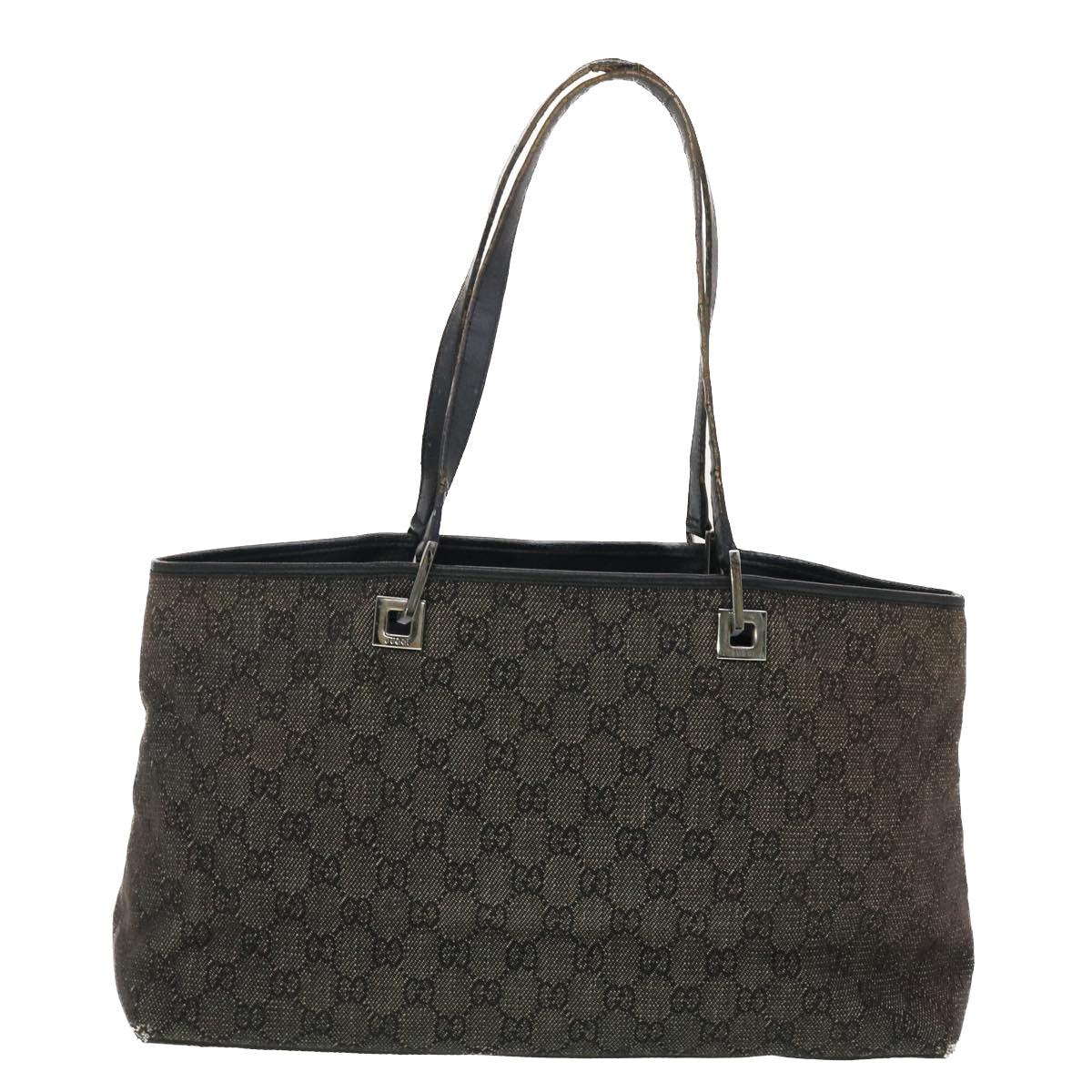 GUCCI GG Canvas Shoulder Bag Navy 39397