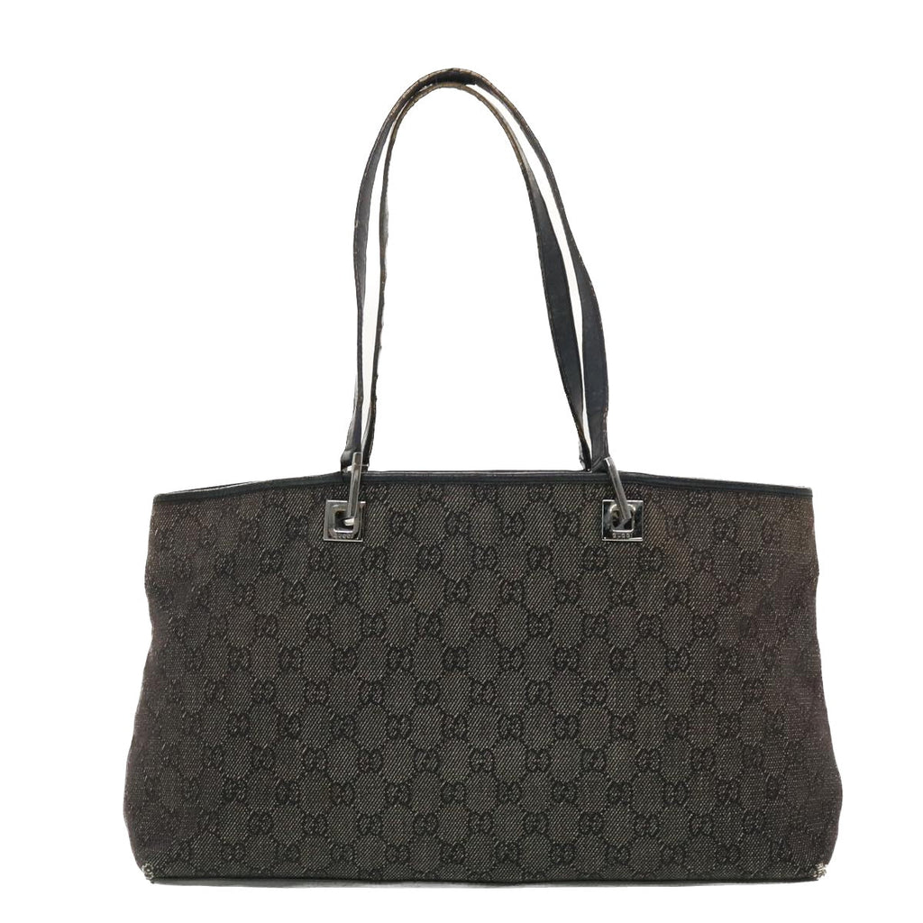 GUCCI GG Canvas Shoulder Bag Navy 39397