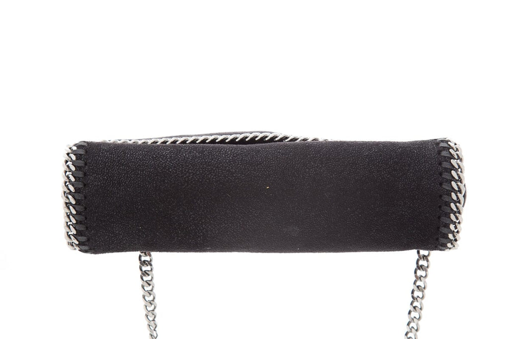 Stella McCartney Black Falabella Flap Handbag