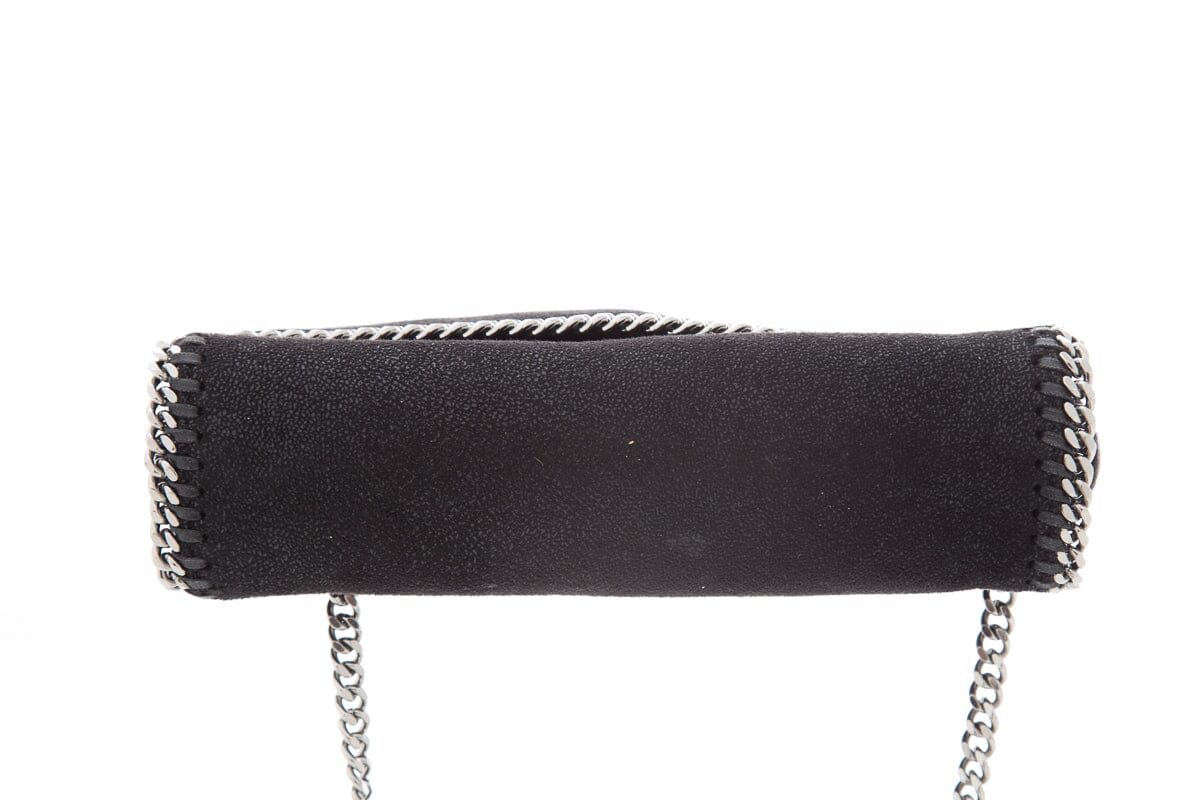 Stella McCartney Black Falabella Flap Handbag