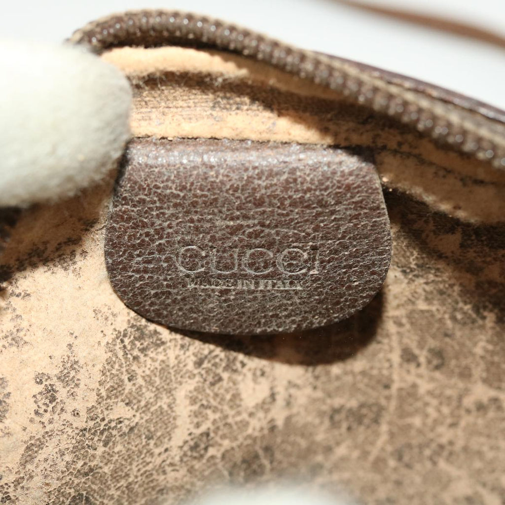 GUCCI GG Canvas Web Sherry Line Shoulder Bag Beige Red Green 39454