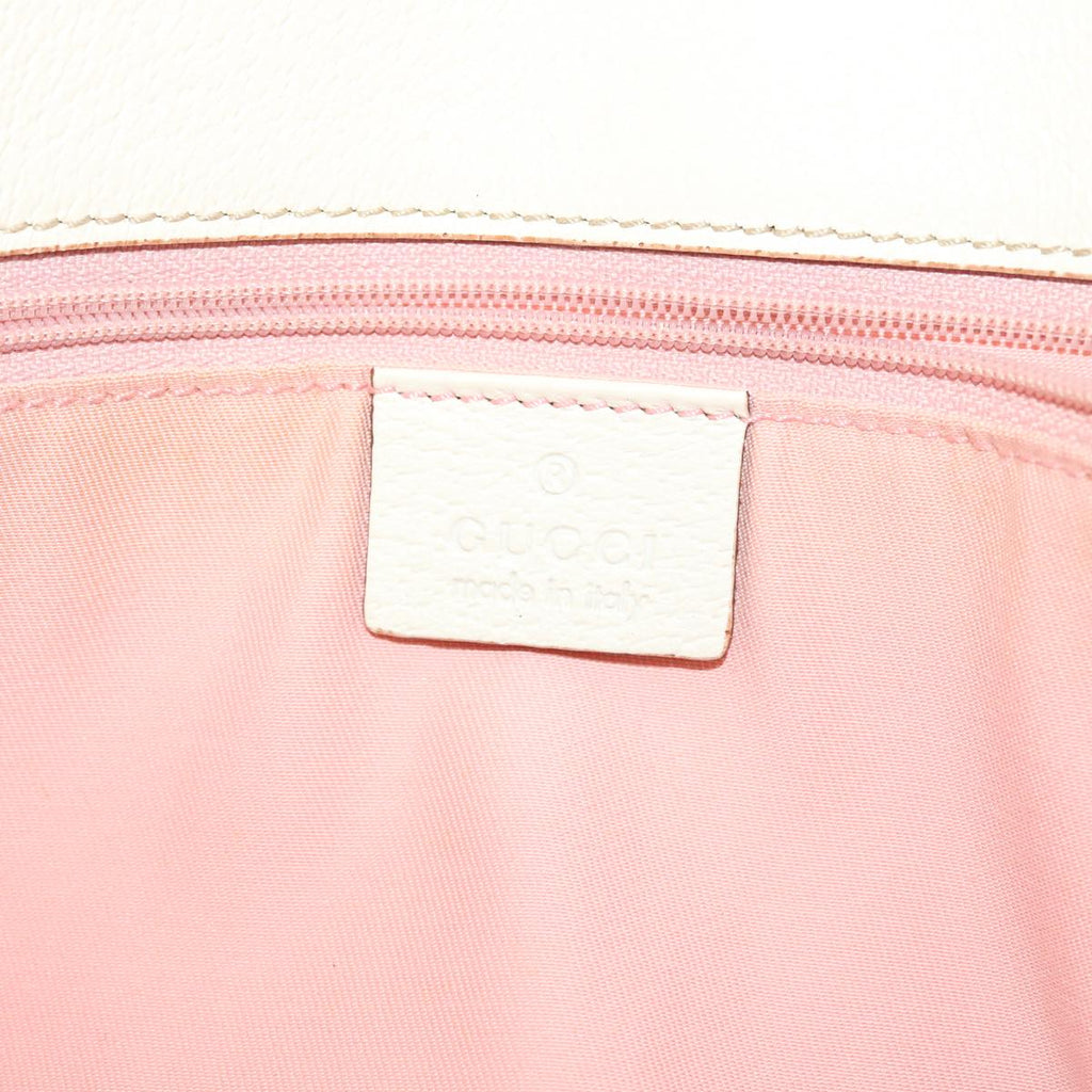 GUCCI GG Canvas Shoulder Bag Pink 120836 39455