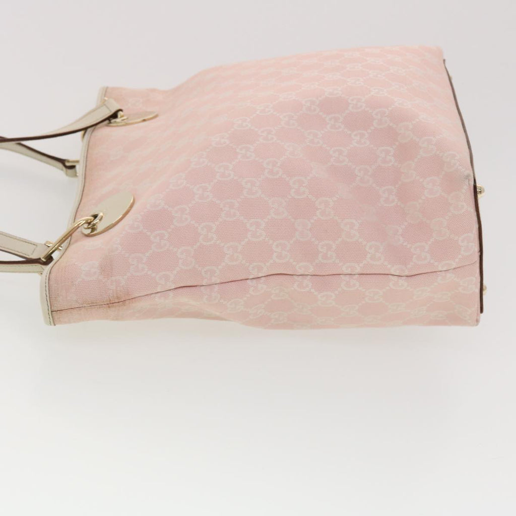GUCCI GG Canvas Shoulder Bag Pink 120836 39455