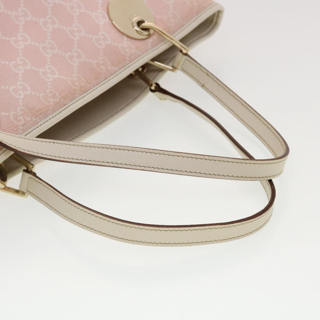 GUCCI GG Canvas Shoulder Bag Pink 120836 39455