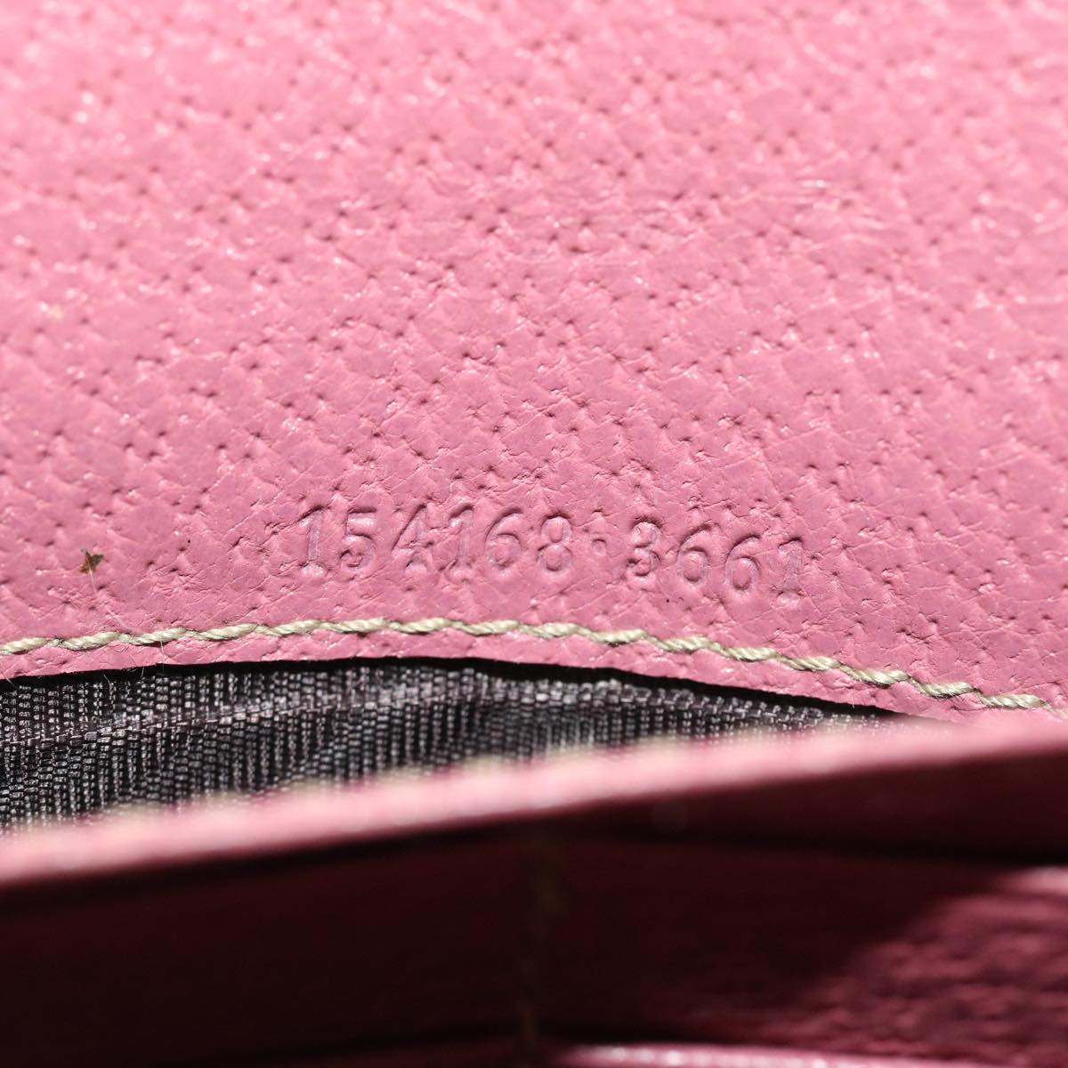 GUCCI GG Canvas Long Wallet Beige Pink 154168 39495