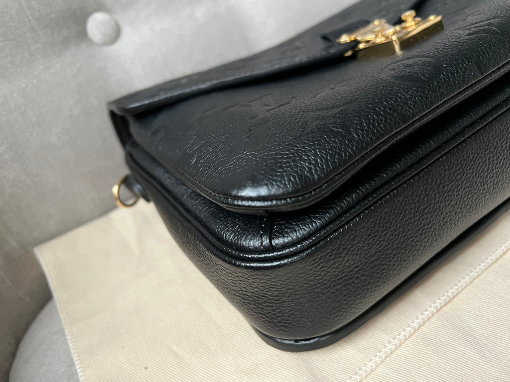 Louis Vuitton Pochette Metis Black Empreinte (RRP £2,110)