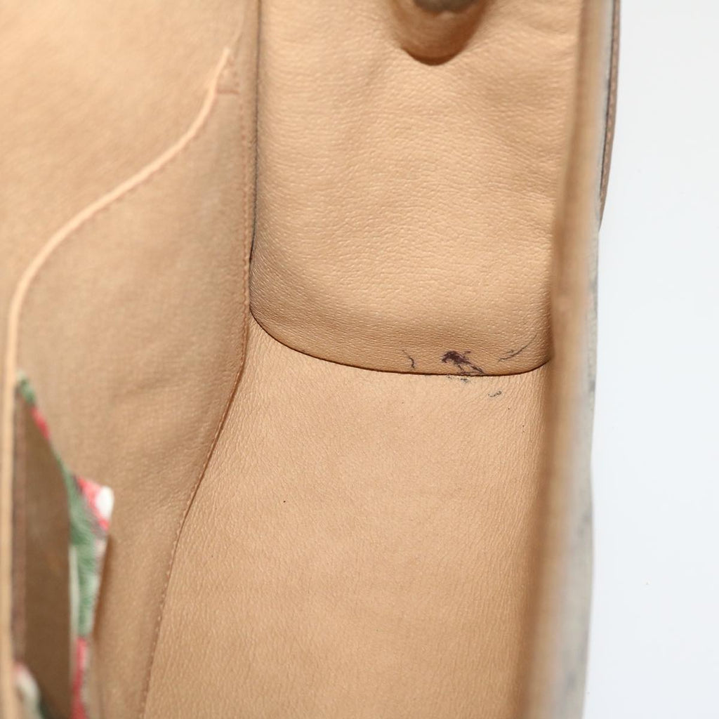 GUCCI GG Canvas Web Sherry Line Clutch Bag Beige Red Green 89.01.031 39614