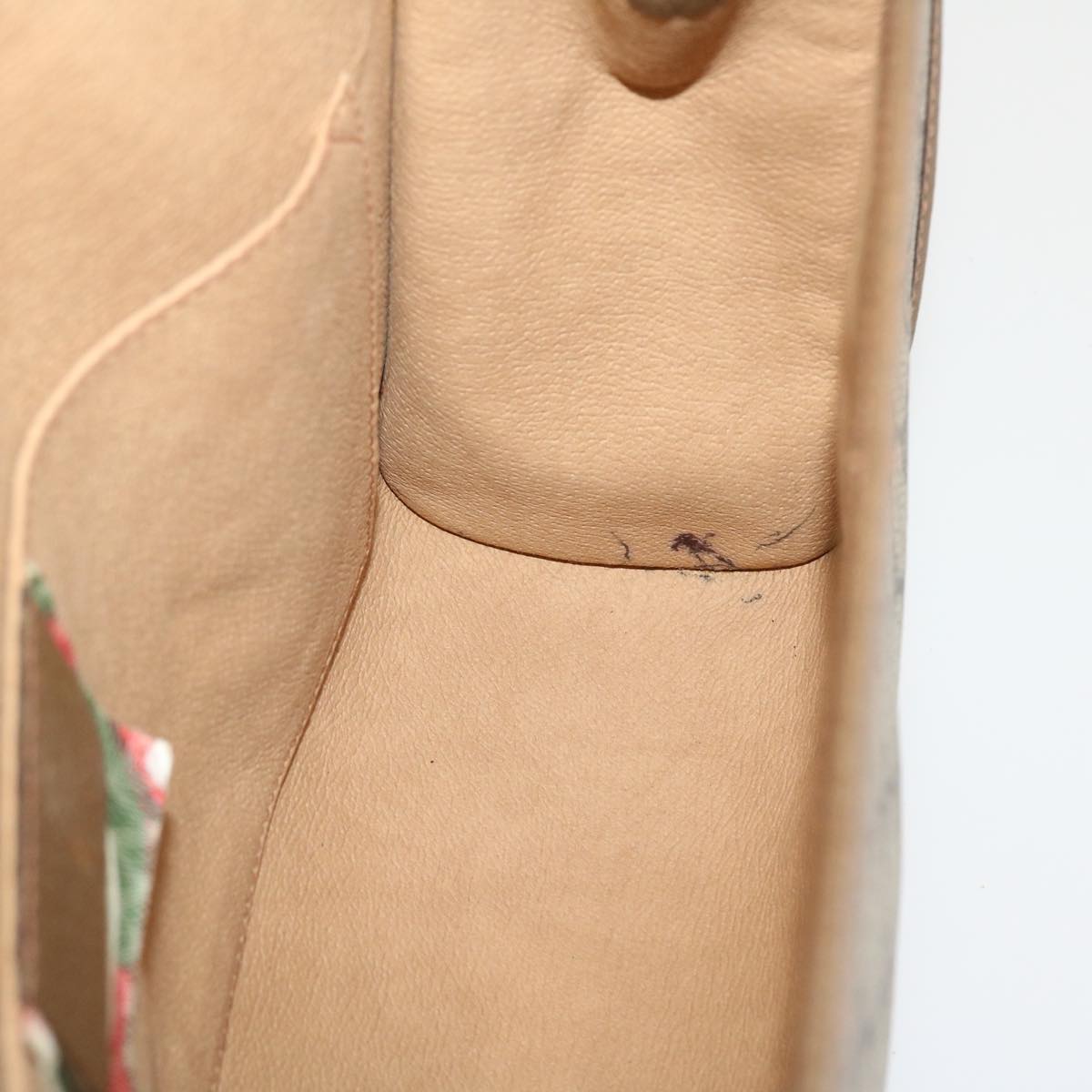 GUCCI GG Canvas Web Sherry Line Clutch Bag Beige Red Green 89.01.031 39614