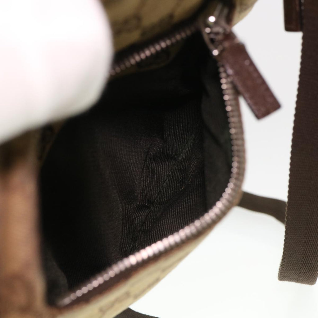 GUCCI GG Canvas Shoulder Bag Beige 0316 002058 39712