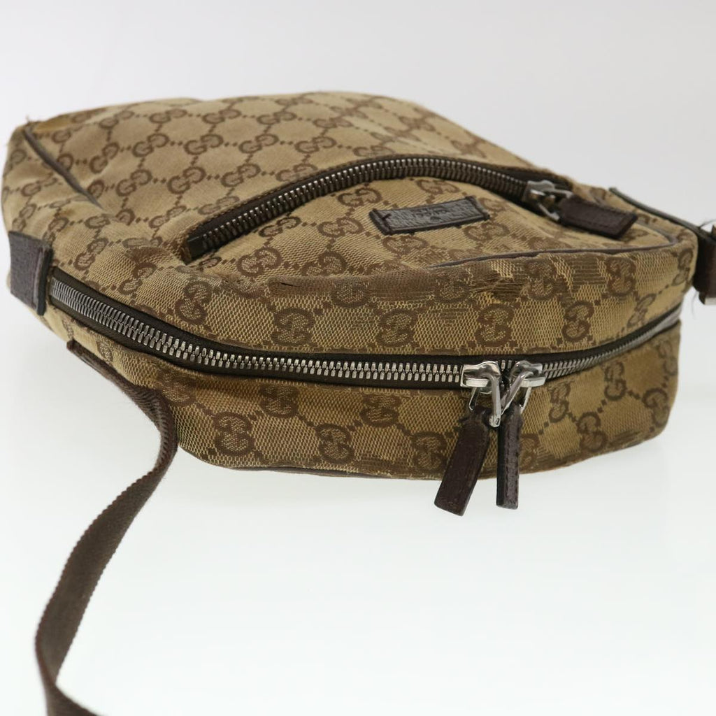 GUCCI GG Canvas Shoulder Bag Beige 0316 002058 39712