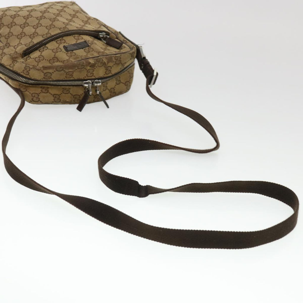 GUCCI GG Canvas Shoulder Bag Beige 0316 002058 39712