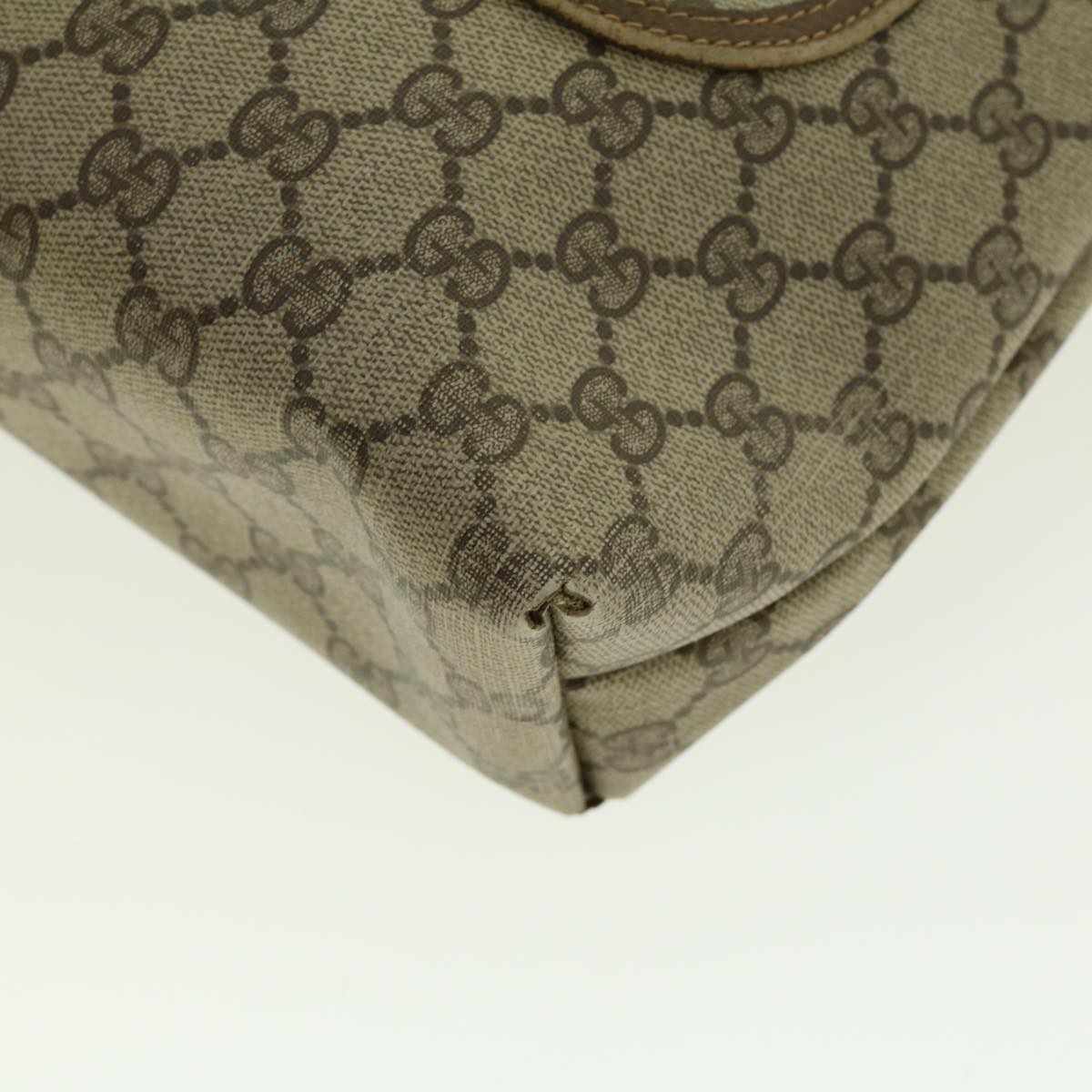 GUCCI GG Canvas Web Sherry Line Tote Bag Beige Red Green 120.02.003 39772