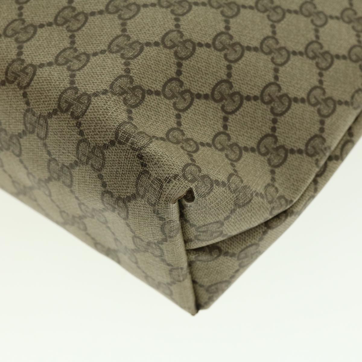 GUCCI GG Canvas Web Sherry Line Tote Bag Beige Red Green 120.02.003 39772