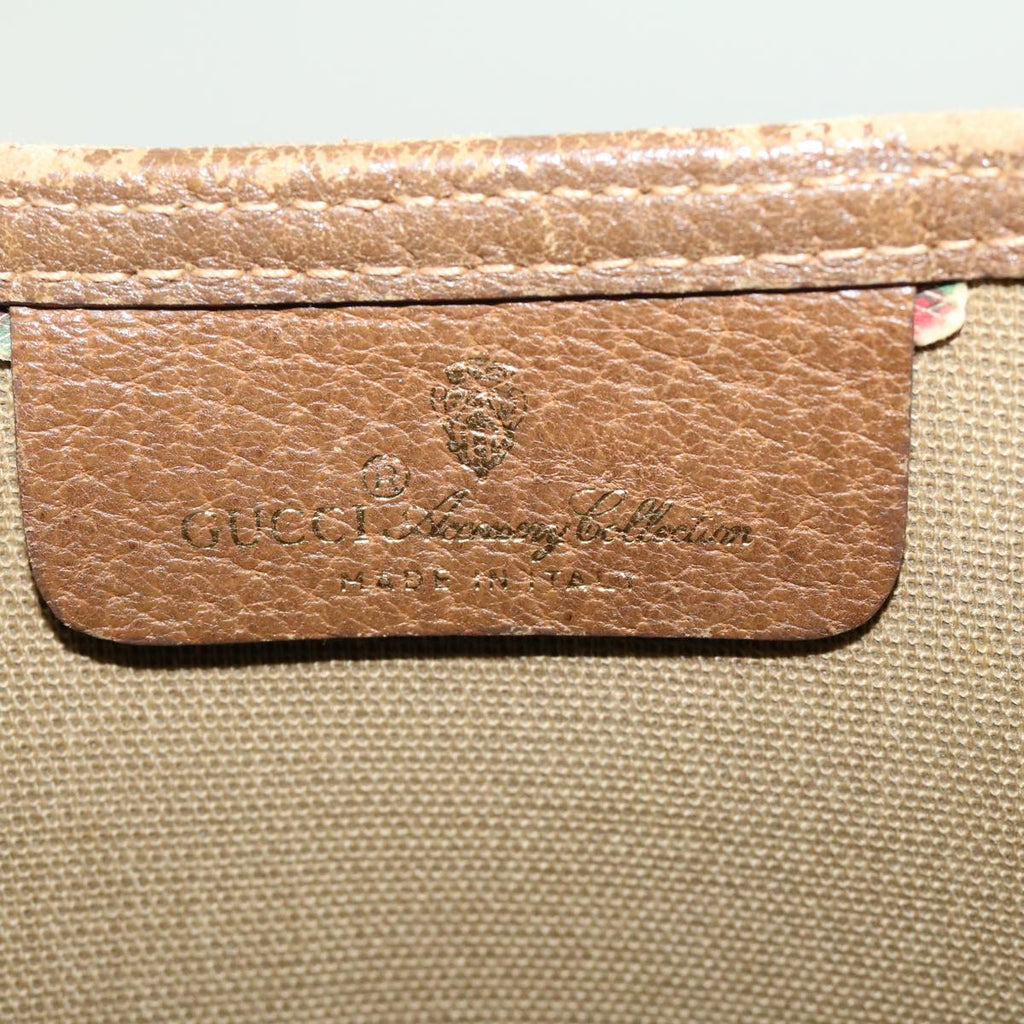 GUCCI GG Canvas Web Sherry Line Tote Bag Beige Red Green 120.02.003 39772