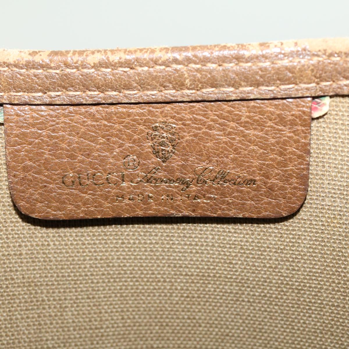 GUCCI GG Canvas Web Sherry Line Tote Bag Beige Red Green 120.02.003 39772