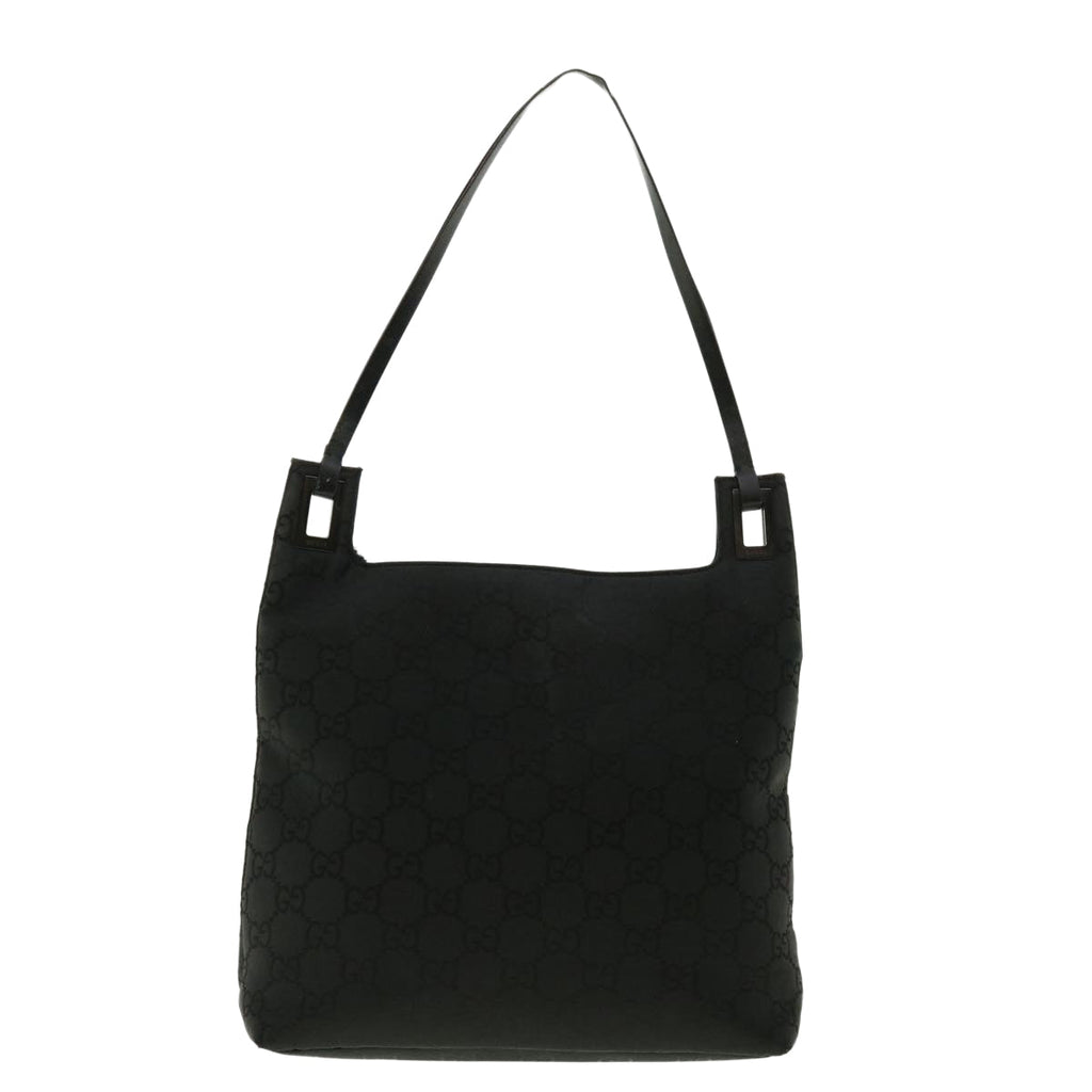 GUCCI GG Canvas Shoulder Bag Black 39778