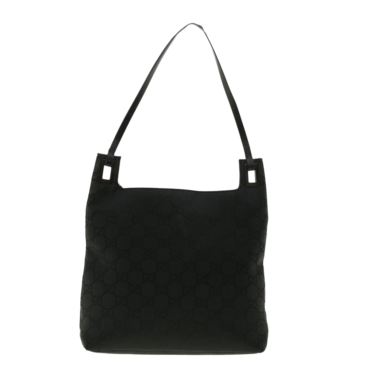GUCCI GG Canvas Shoulder Bag Black 39778