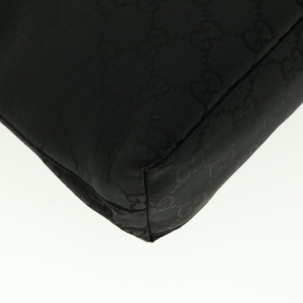 GUCCI GG Canvas Shoulder Bag Black 39778