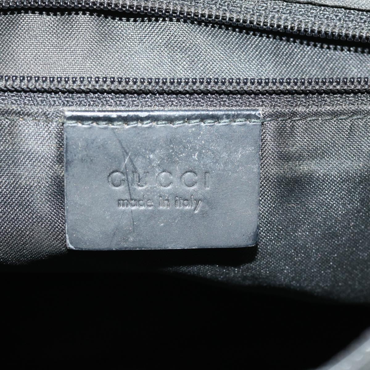 GUCCI GG Canvas Shoulder Bag Black 39778