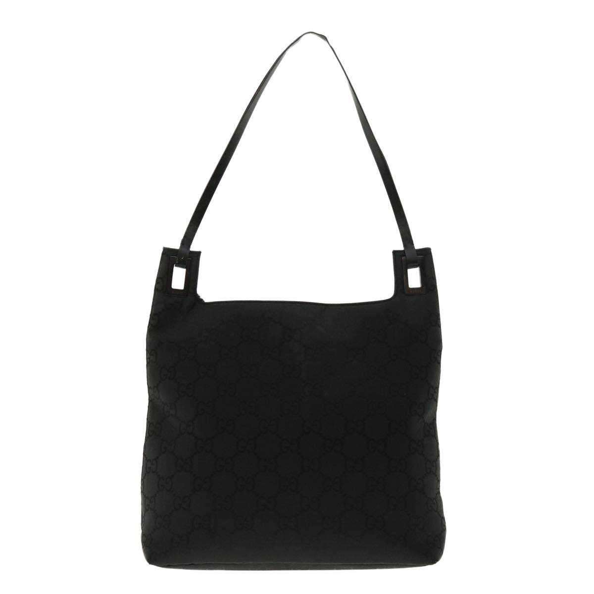 GUCCI GG Canvas Shoulder Bag Black 39778