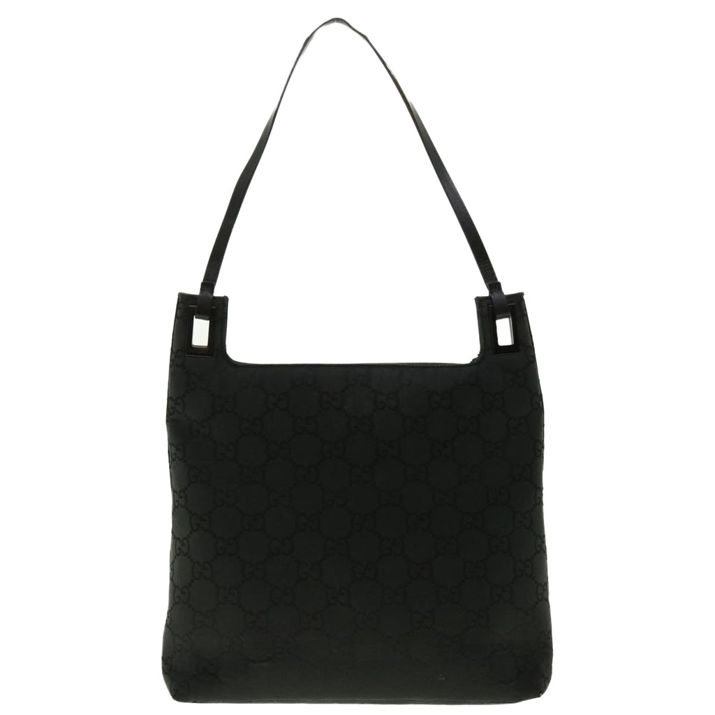 GUCCI GG Canvas Shoulder Bag Black 39778