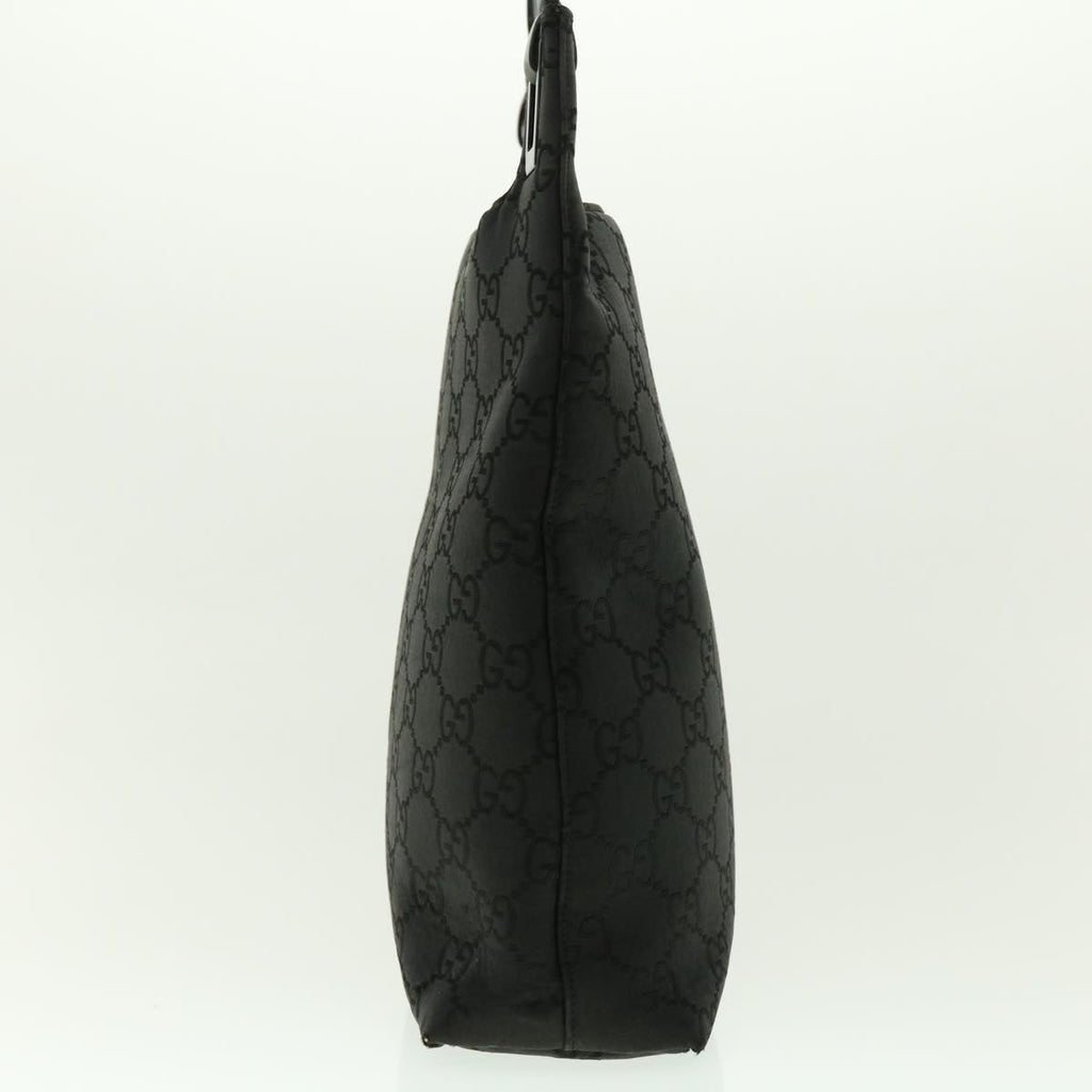 GUCCI GG Canvas Shoulder Bag Black 39778