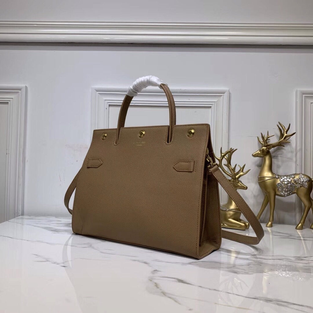 GLAMI Small Title Bag With Pocket Detail Brown For Women, Bags 11.8in/30cm