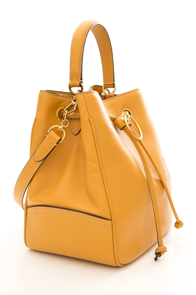 Mulberry HAMPSTEAD Mustard Bucket Bag