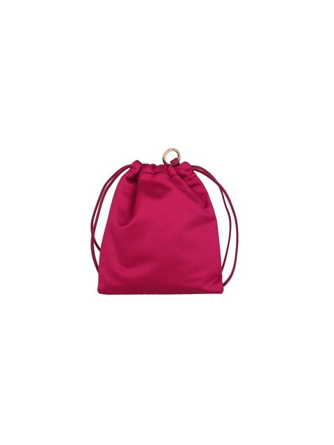 Miu Miu Women Duchesse Logo Pouch