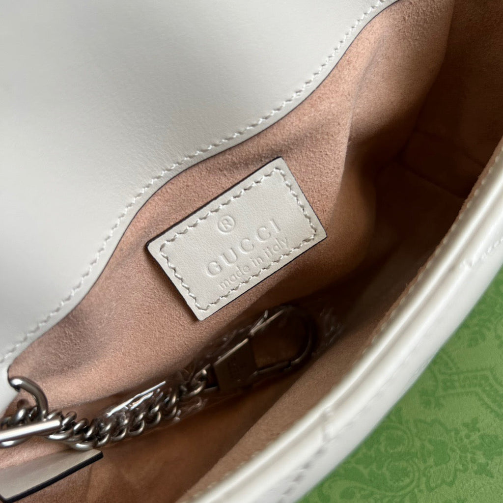 Glami Marmont Super Mini Bag White For Women, Women’s Bags 6.2in/17cm Glami