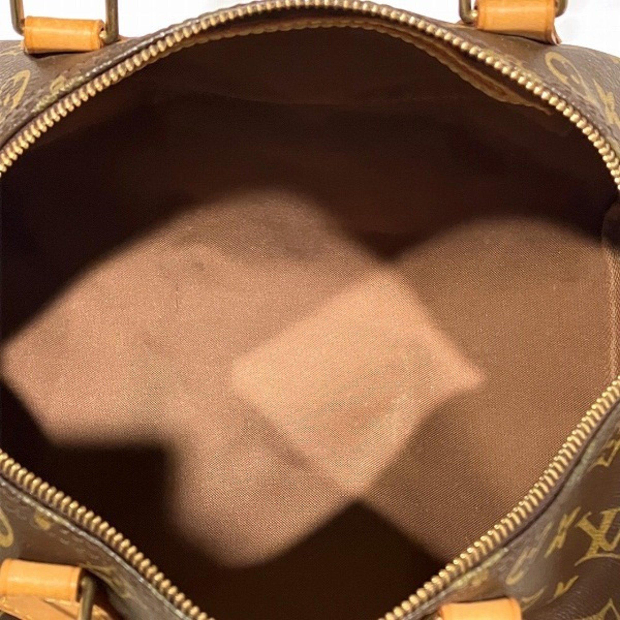 Louis Vuitton Speedy 30  Canvas Tote Bag ()
