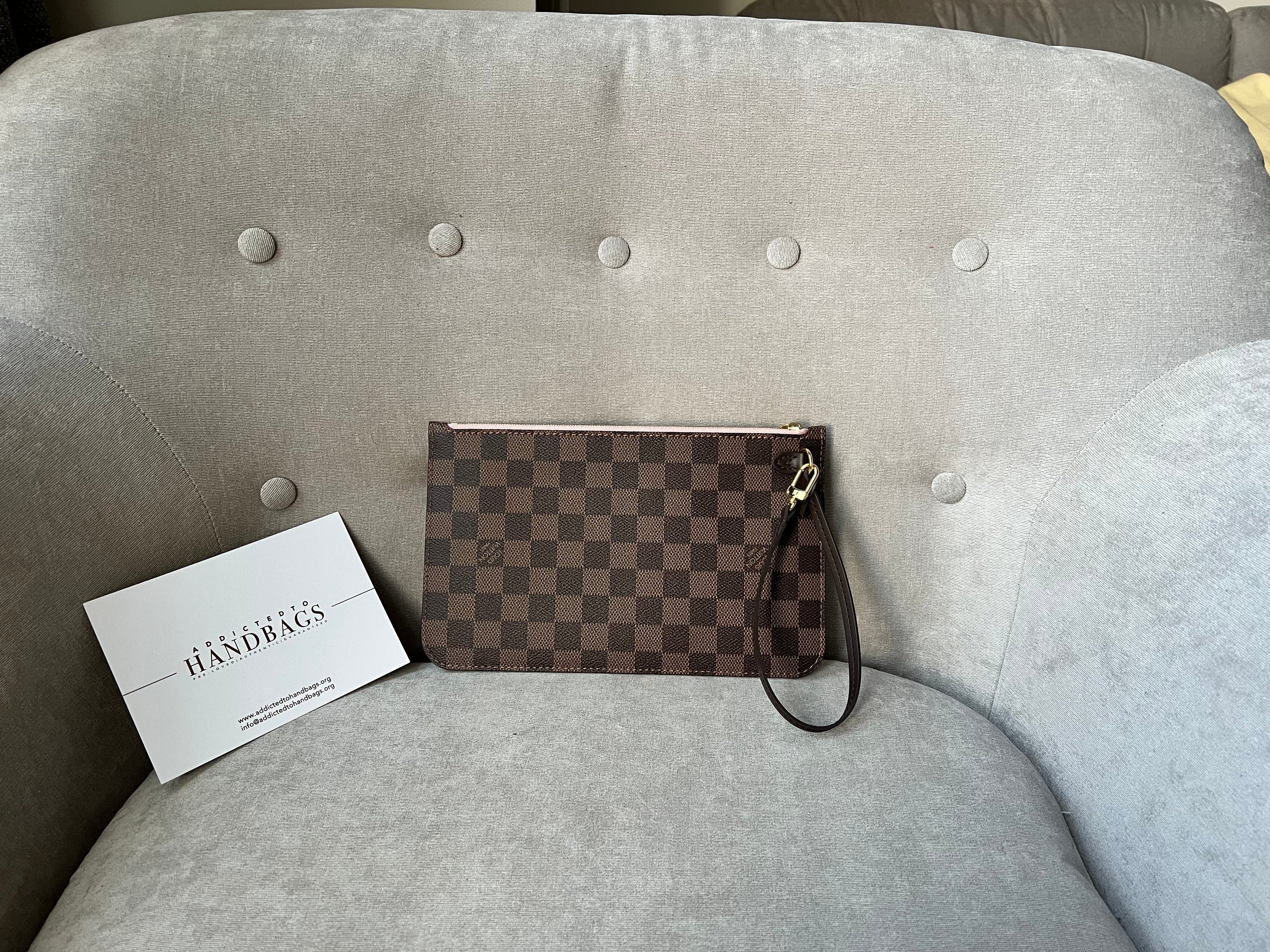 Louis Vuitton Pouch (from Neverfull MM) in Damier Ebene